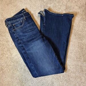 American Eagle super high rise flare jean